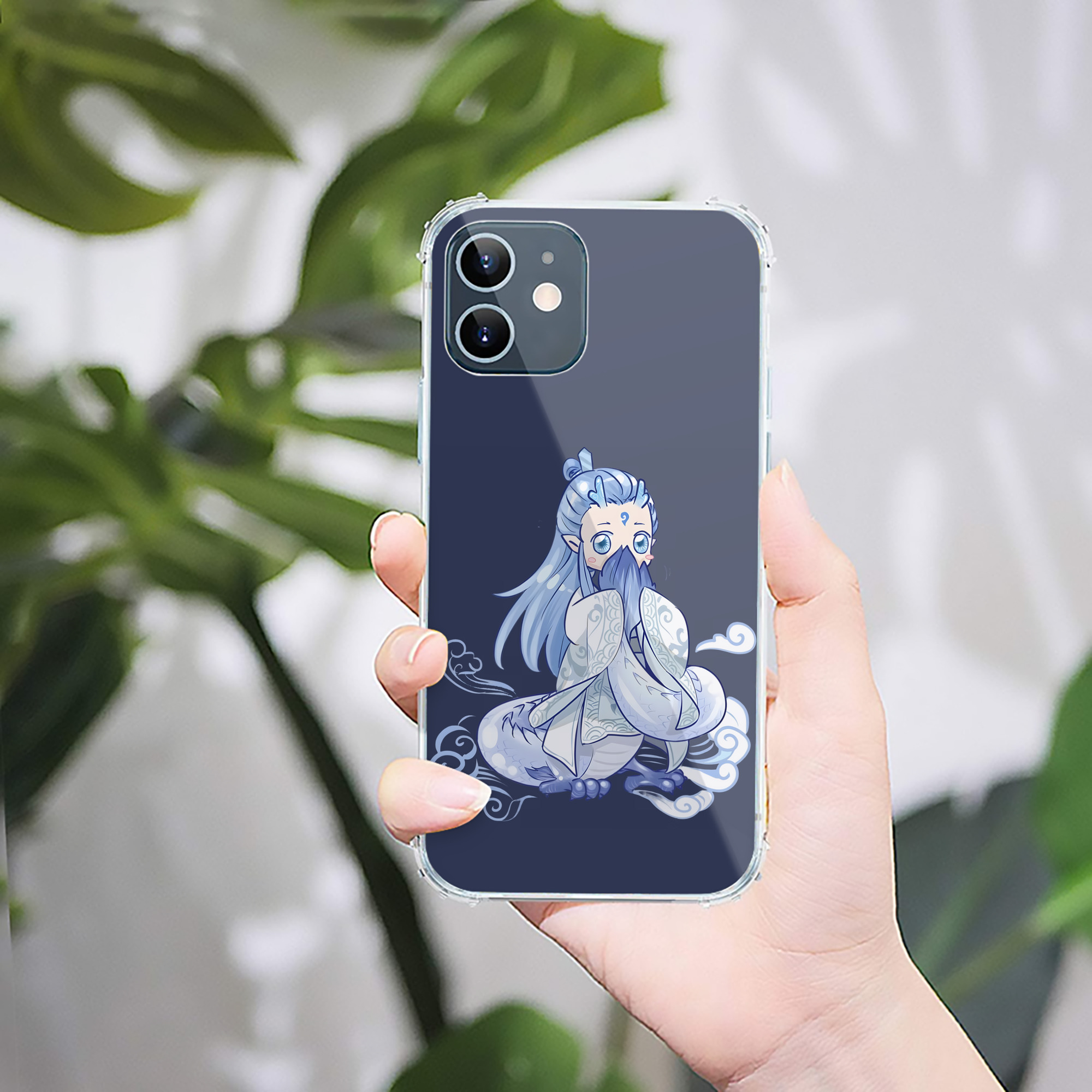 （画像用） Ne Zha 2 ナタ 魔童の大暴れ 【iPhone 12シリーズ対応】透明スマホケース（クリアソフトケース）